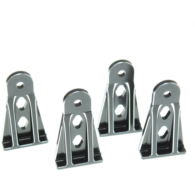 Redcat Racing 16050 Aluminum Vehicle Display Stands(CNC)(Black)(4 pieces)