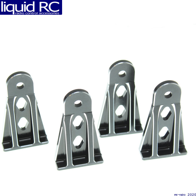 Redcat Racing 16050 Aluminum Vehicle Display Stands(CNC)(Black)(4 pieces)