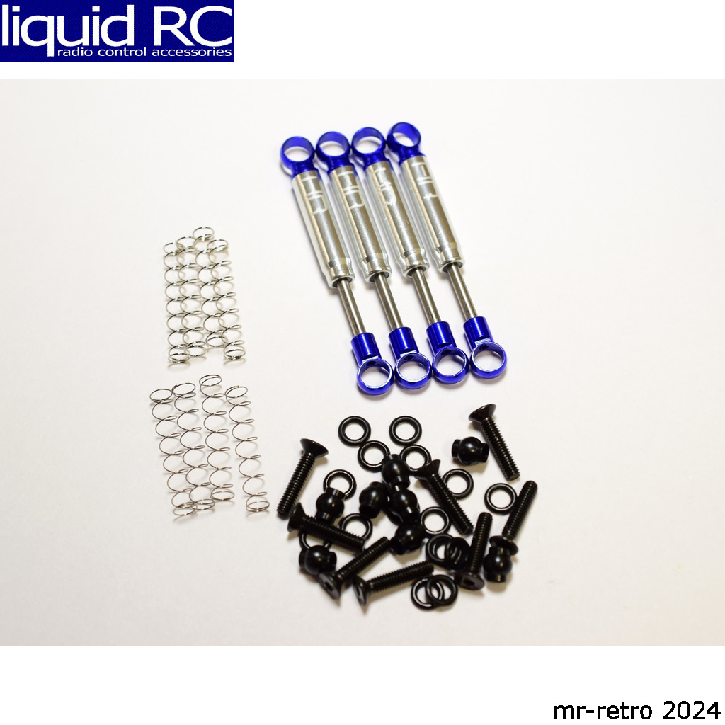 Hot Racing MCC543T06 Internal Spring 43mm Air Shocks (blue)(4) - Losi Micro - Picture 1 of 10