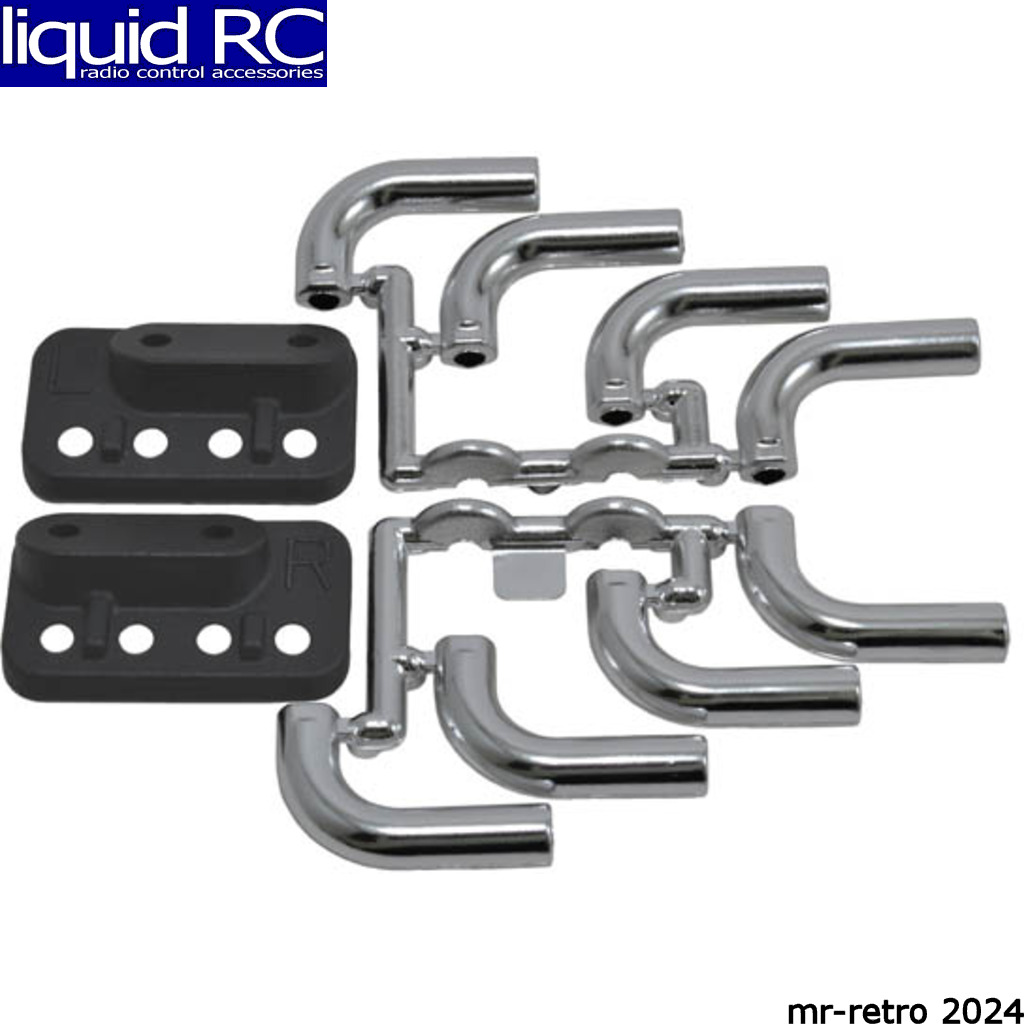 RPM R/C Products 70853 Zoomies Mock Exhaust Headers Chrome - Picture 1 of 2