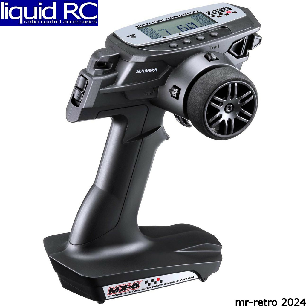 Sanwa 101A32561A Mx-6 Fh-E 3-Channel Transmitter W/ Receiver-391w Waterproof - Picture 1 of 3