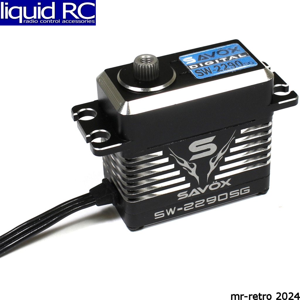 Savox SW2290SGBE impermeable premium sin escobillas servo .11sec 972 oz a 8,4 V - Imagen 1 de 3