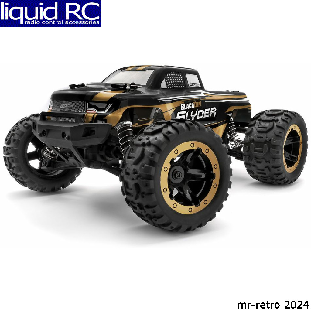 BlackZon 540101 Slyder 1/16th RTR 4WD Electric Monster Truck - Gold - Picture 1 of 2