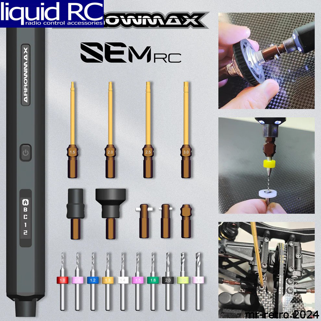 Arrowmax AM199207B SEM RC Diff Checker & Electric Screwdriver - Black - Picture 1 of 2