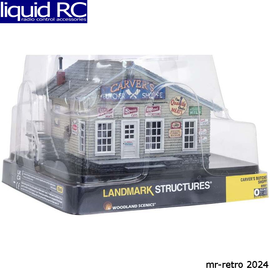 Woodland Scenics BR5872 O Scale Carver s Butcher Shoppe - Zdjęcie 1 z 3