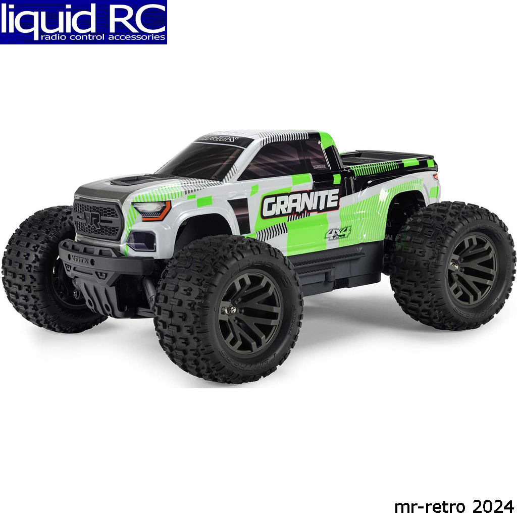 Arrma 4202V4T1 1/10 GRANITE 4X4 RTR Brushed Monster Truck Green - Picture 1 of 3
