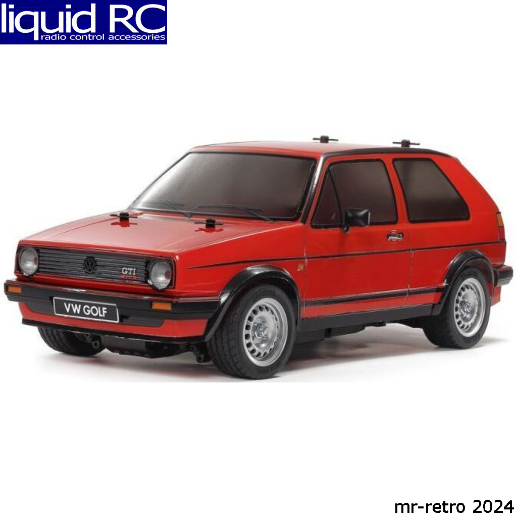 Tamiya 47516 1/10 R/C Volkswagen Golf Ii Gti 16v Red Painted Body