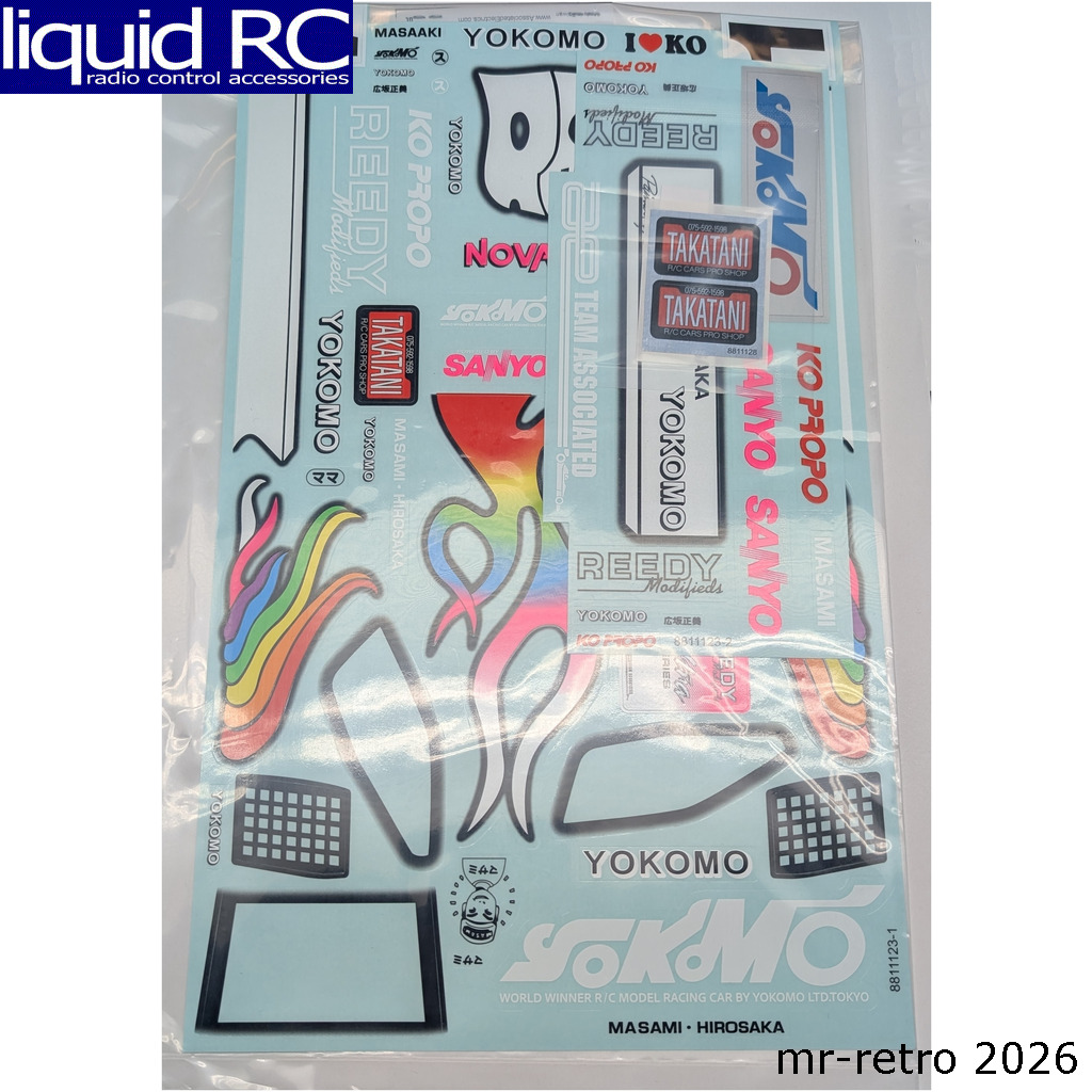 Associated 6794 RC10 91 Stealth Car Masami Edition Decal Set | eBay