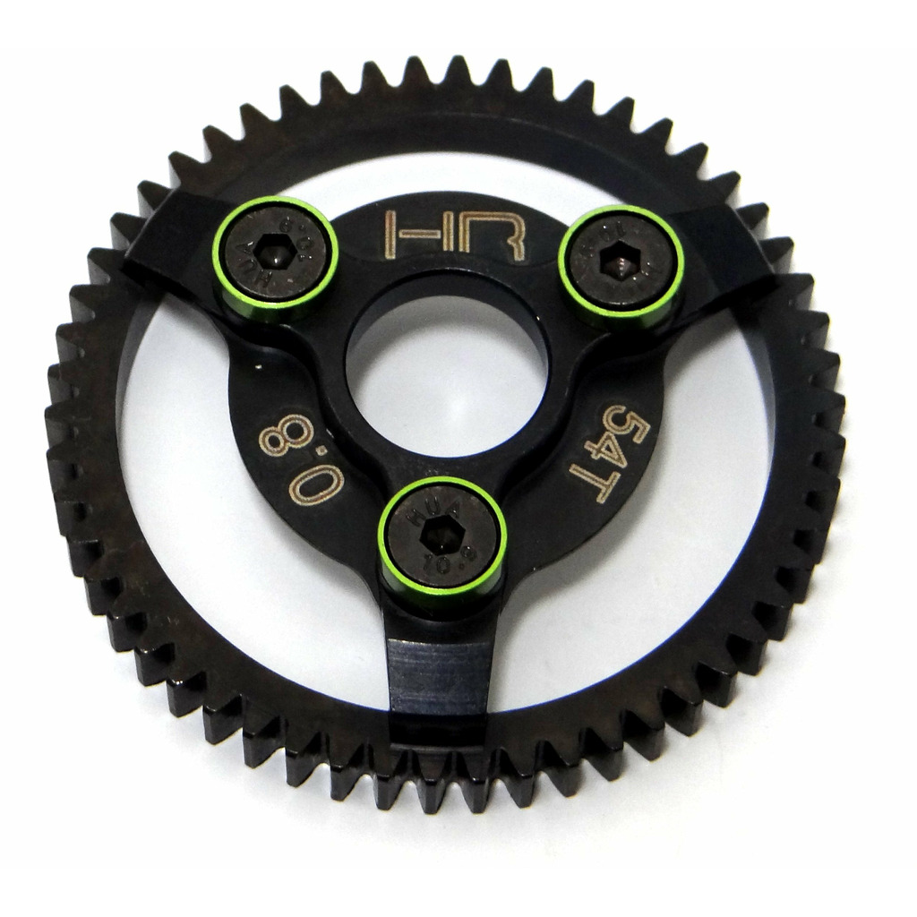 Hot Racing STE254 Steel Spur Gear (54t 32p)(Green) - TRA - Picture 2 of 5