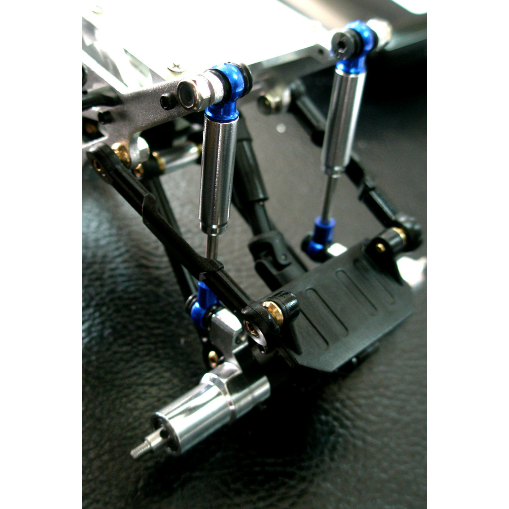 Hot Racing MCC543T06 Internal Spring 43mm Air Shocks (blue)(4) - Losi Micro - Picture 4 of 10