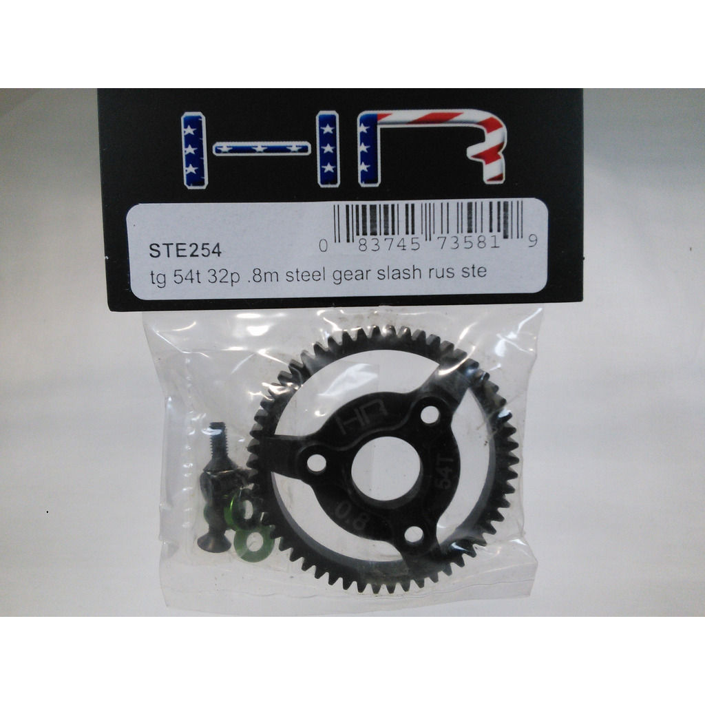 Hot Racing STE254 Steel Spur Gear (54t 32p)(Green) - TRA - Picture 3 of 5