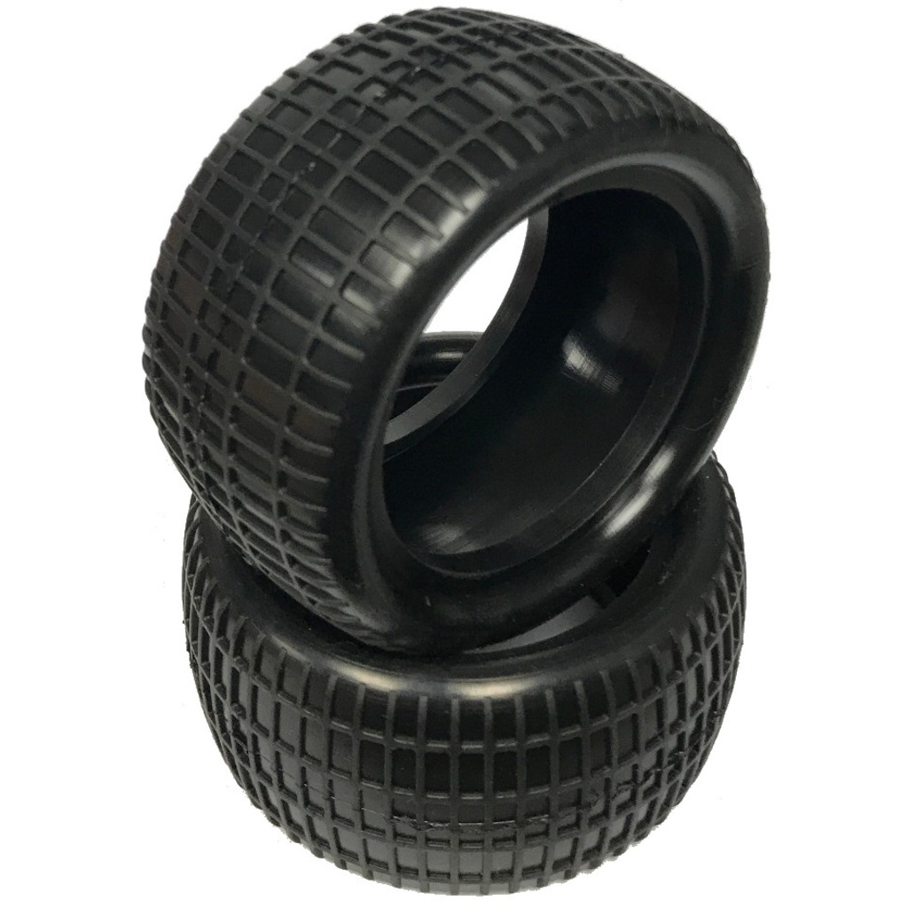 Raw Speed RC 100302SB Waffle Buggy Rear Tire - Soft with Black Insert - Imagen 2 de 3